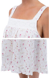 Adeline - Sleeveless Vintage Womens Nightgown image number 3
