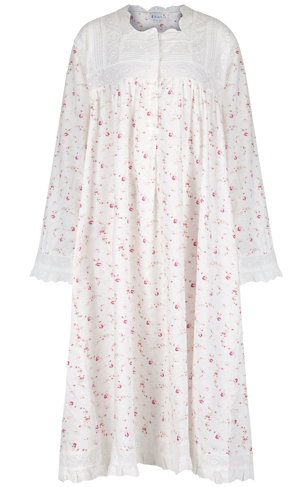 100%  Cotton Long Sleeve Victorian Vintage Nightdress 4XL Henrietta Sizes S 