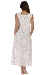 Model wearing Rebecca Nightgown - Vintage Rose image number 1