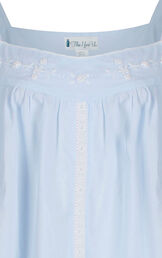Meghan - Victorian Sleeveless Cotton Nightgown image number 4