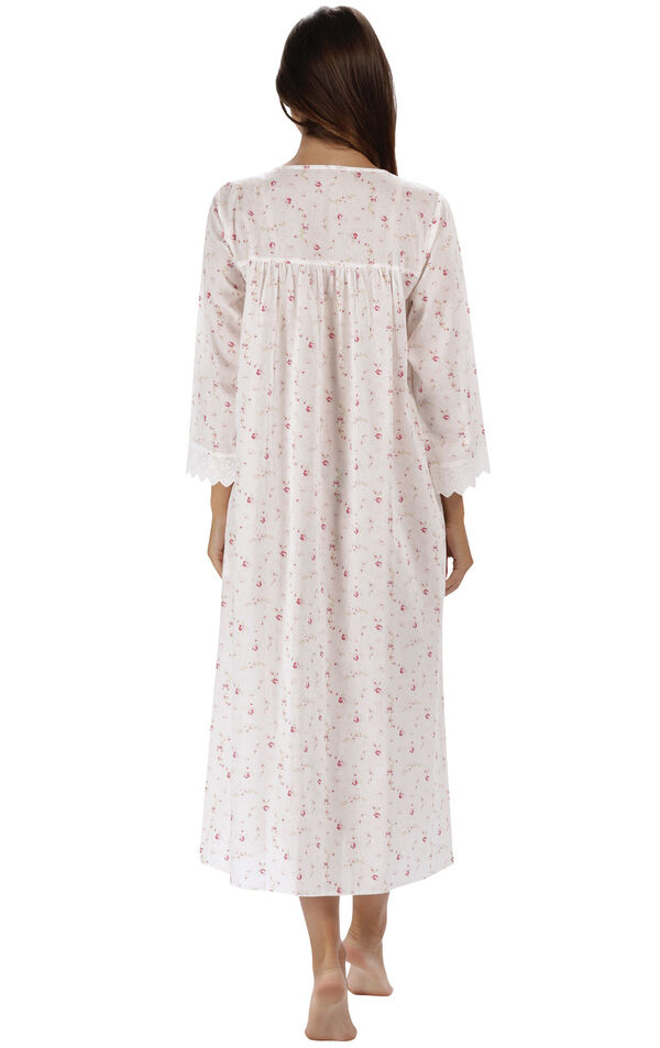 Model wearing Laura Nightgown - Vintage Rose image number 1