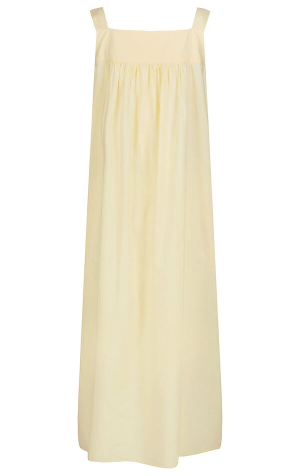 Meghan - Victorian Sleeveless Cotton Nightgown image number 2