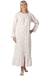 Charlotte - Long Sleeve Victorian Nightgown for Women image number 0