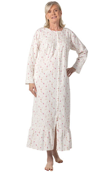Charlotte - Long Sleeve Victorian Nightgown for Women