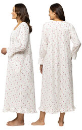 Isabella - Victorian Cotton Nightgown for Women image number 1