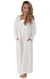 Isabella - Victorian White Cotton Nightgown for Women - White