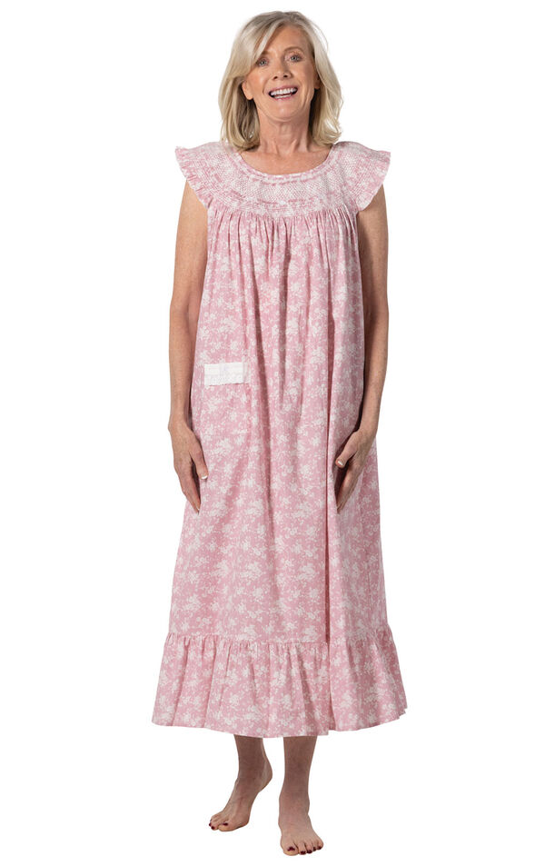 Isla - Sleeveless Cotton Nightgown for Women image number 0