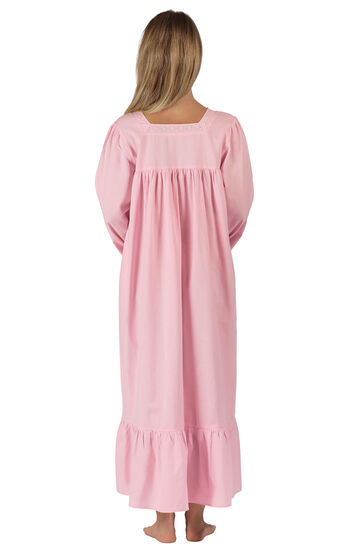 Model wearing Violet Nightgown - Pink