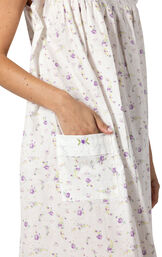 Isla - Sleeveless Cotton Nightgown for Women image number 4