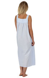 Meghan - Victorian Sleeveless Cotton Nightgown image number 1