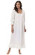 Martha - Victorian Long Sleeve Cotton Nightgown - White