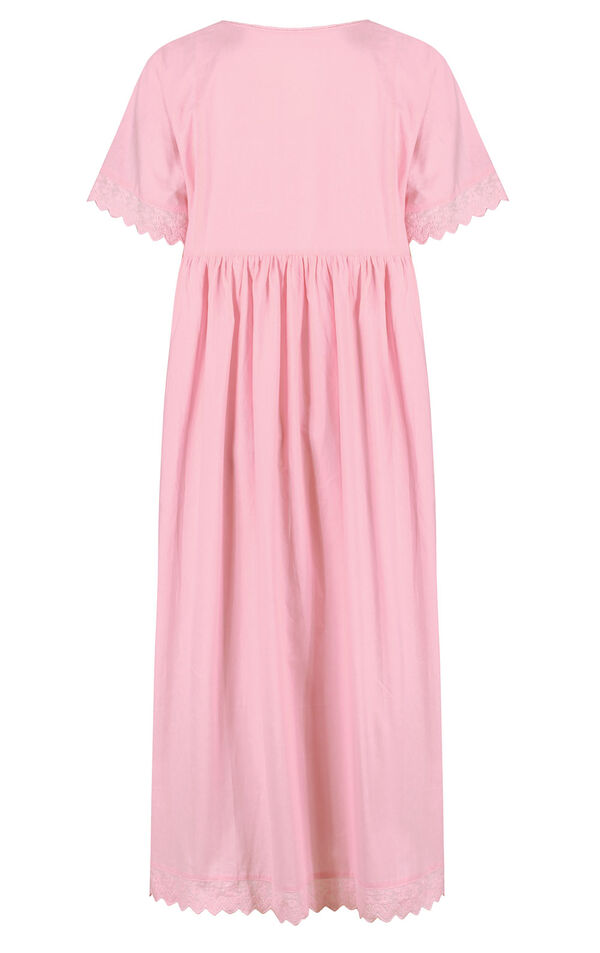 Model wearing Helena Nightgown in Pink for Women