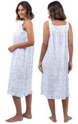 Nancy - Vintage Sleeveless Nightgown Dress for Women image number 1