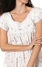 Isla - Sleeveless Cotton Nightgown for Women image number 3