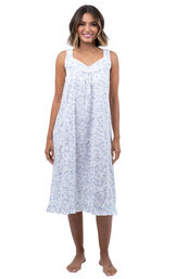 Nancy - Vintage Sleeveless Nightgown Dress for Women image number 0