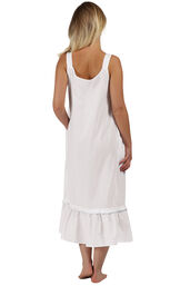 Model wearing Paige Nightgown - White image number 1