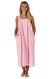 Meghan - Victorian Sleeveless Cotton Nightgown - Pink