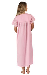 Model wearing Elizabeth Nightgown - Pink image number 1