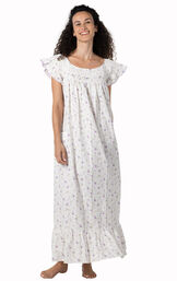 Isla - Sleeveless Cotton Nightgown for Women image number 2