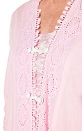 Rosalind - Light Weight Long Cotton Womens Robe/Housecoat image number 2