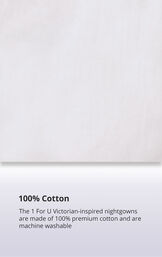 Laurel - 100 Percent Cotton Vintage Nightgown for Women image number 4