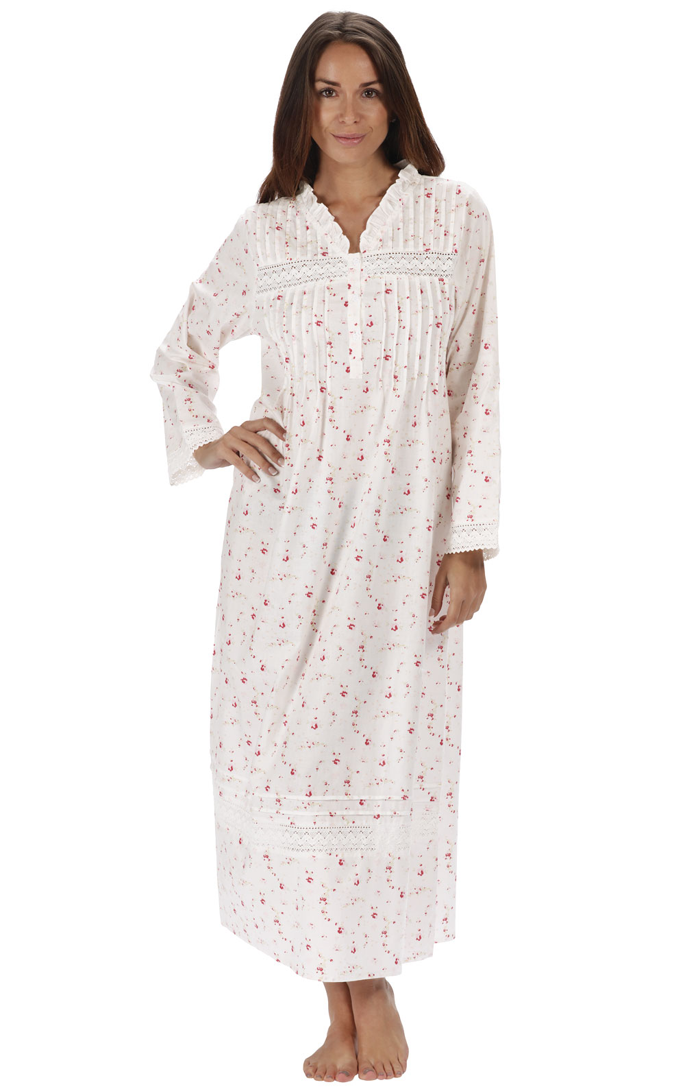 Long Sleeve Cotton Nightgown | Nightgown for Women | The 1 For U